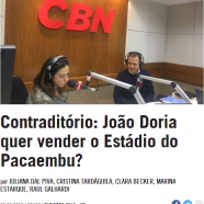 Contraditório: João Doria quer vender o Estádio do Pacaembu?